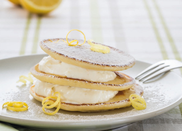 Pancakes mit Zitronencreme