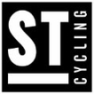 Logo "ST CYCLING" in schwarz und weiss