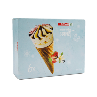 SPAR Cornet Erdbeer / Vanille