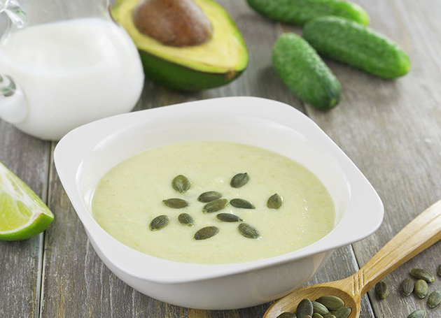 Avocadocremesuppe