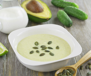 Avocadocremesuppe