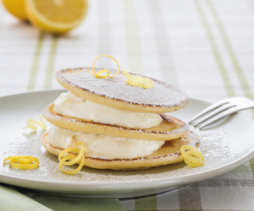 Pancakes mit Zitronencreme