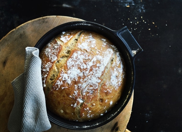 Bierbrot aus dem Dutch Oven