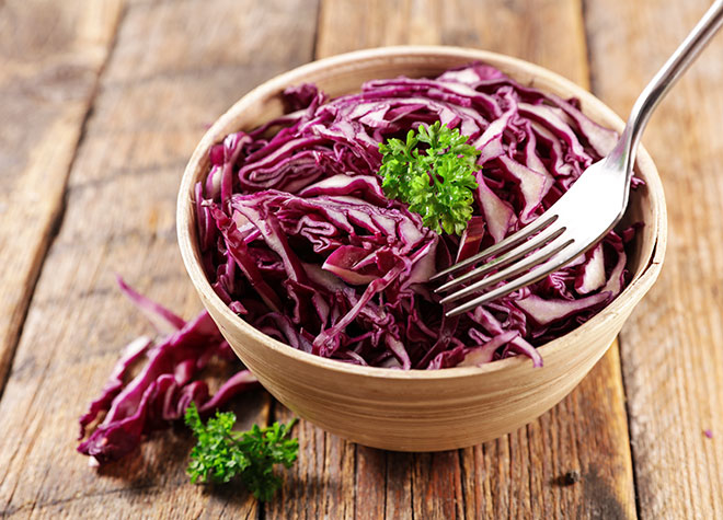 Roter Herbstsalat mit Biss