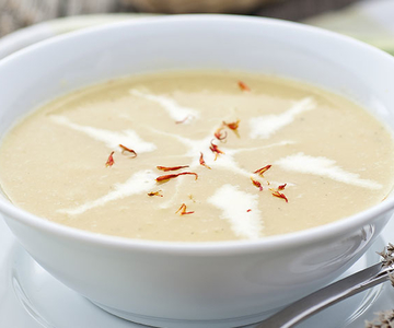 Safrancremesuppe