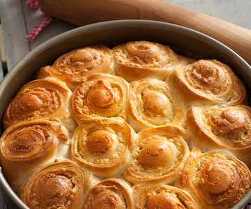 Camembert-Schneckenkuchen