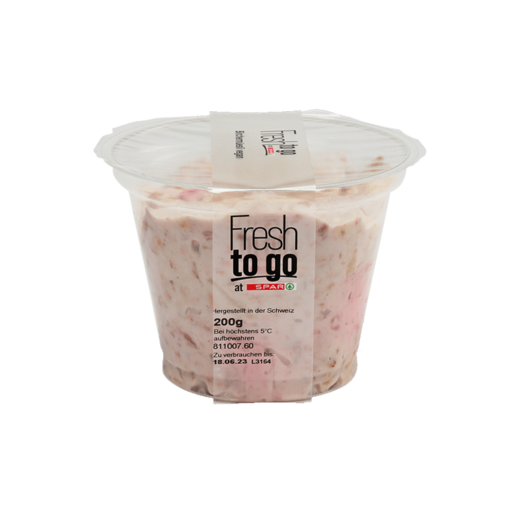 Fresh to Go Bircher Müesli Himbeere Vegan