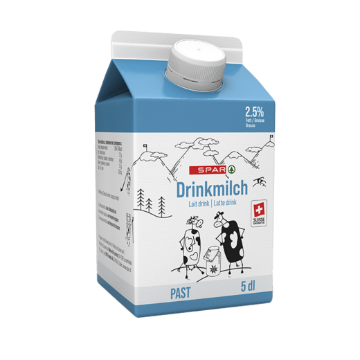 SPAR Milchdrink pasteurisiert 2.5%
