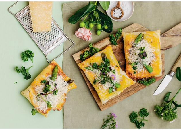 Spargel-Brie-Gebäck