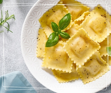 Ravioli Aglio e Olio