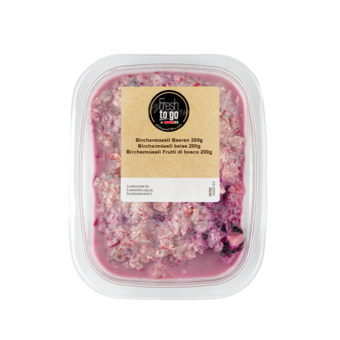 Fresh to go Birchermüsli Beeren