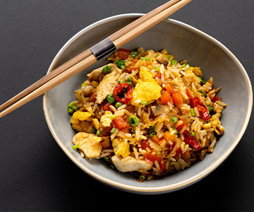 Fried Rice mit Poulet