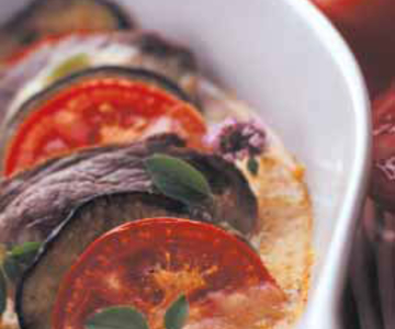 Rindsschnitzel alle Melanzane