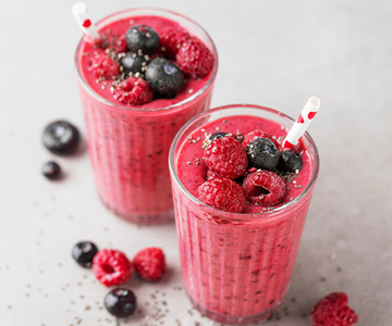 Roter Smoothie