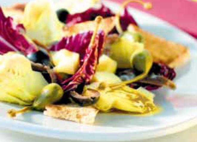 Artischockenherzen-Salat