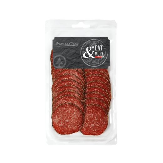 Meat & More Rindfleisch Salami geschnitten