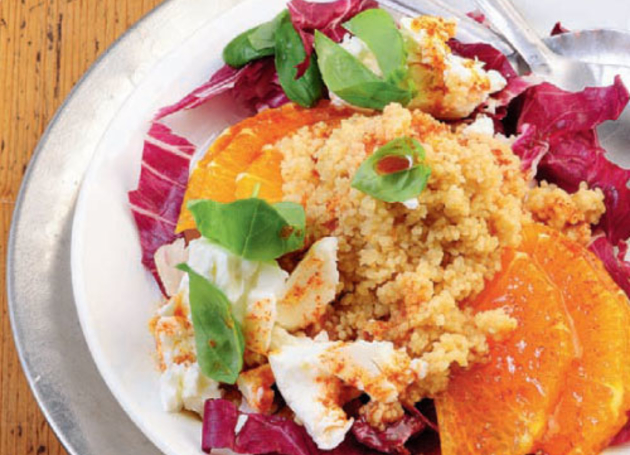 Couscous-Salat mit Blutorangen