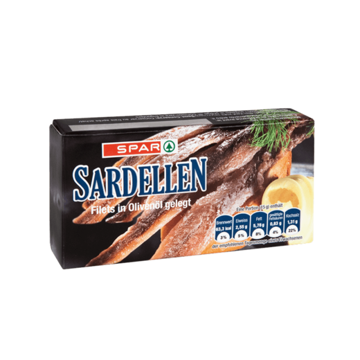 SPAR MSC Sardellenfilets gelegt