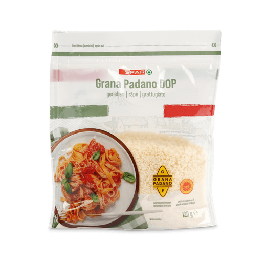 SPAR Grana Padano gerieben