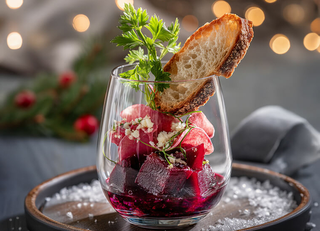 Carpaccio auf Randen