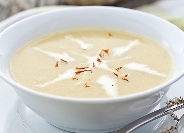 Safrancremesuppe