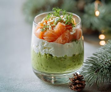Räucherlachs mit Frischkäse und Avocado
