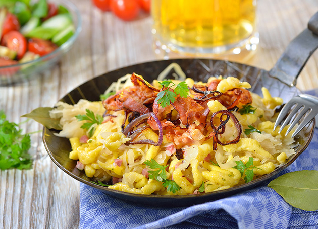 Sauerkrautspätzli