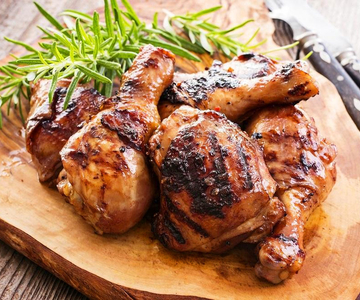 Grill: Parmesan-Oregano-Drumsticks (Huhn)