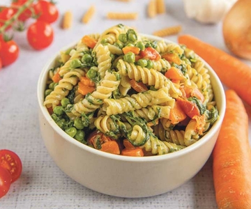 Kernser UrDinkel Spiralen mit Gemüse