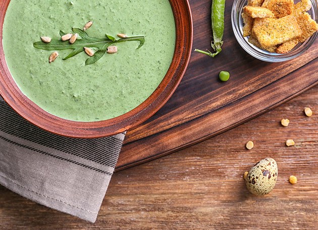 Rucola-Buttermilchsuppe