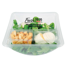 Fresh to go Salatschale Nüsslisalat mit Ei
