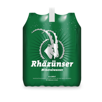 Rhäzünser Mineralwasser mit Kohlensäure