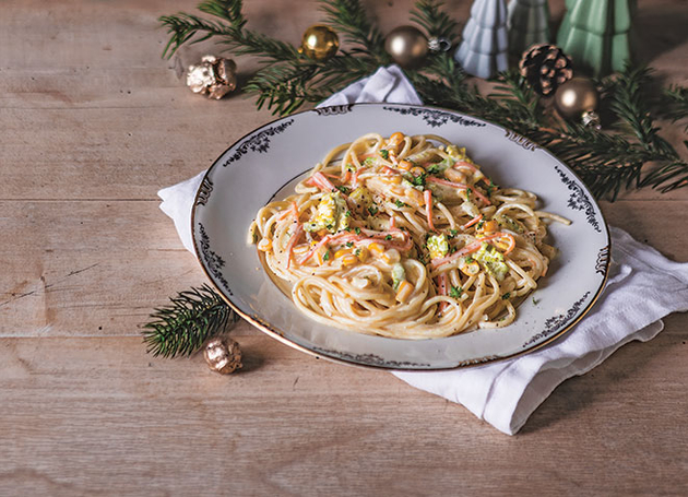 Mascarpone-Spaghetti