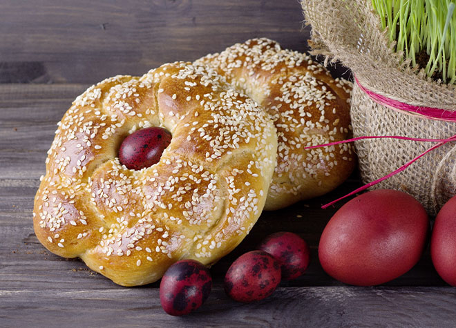 Griechisches Osterbrot