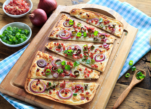 Elsässer Flammkuchen