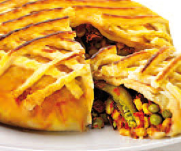 Bohnen-Mais-Kuchen