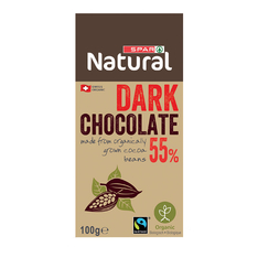 SPAR Natural Bio Schokolade 55% Dunkel