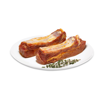Schweinsbrustspitz mariniert