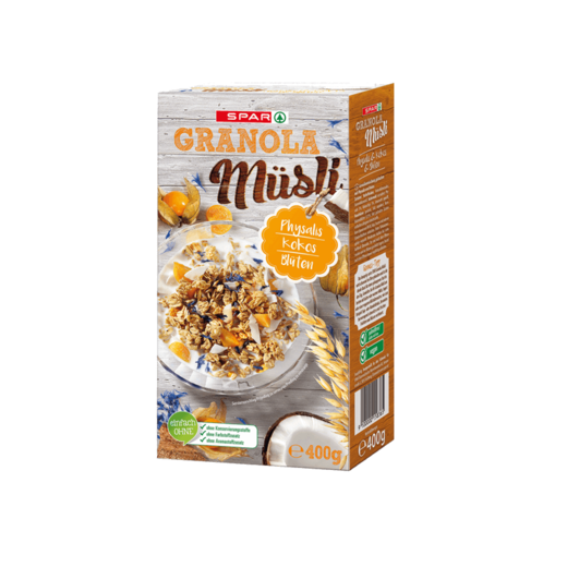 SPAR Granola Müsli Physalis-Kokos