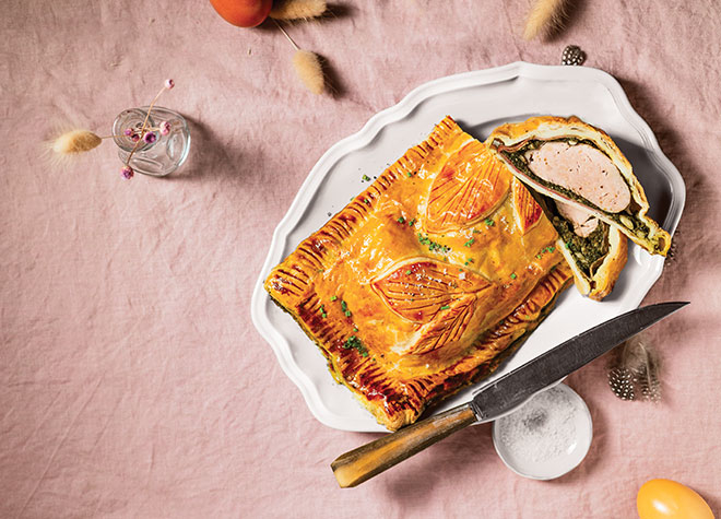 Schweinsfilet im Blätterteig