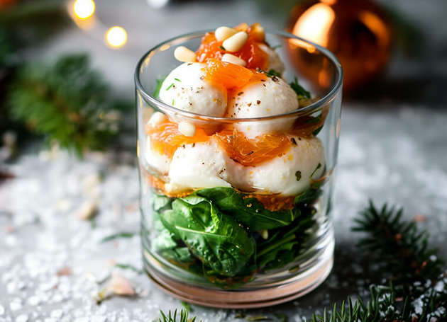 Nüsslisalat mit Orangen-Chili-Dressing