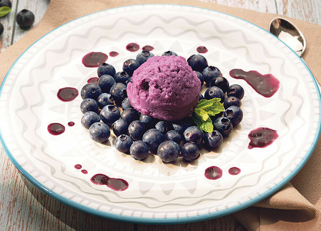 Heidelbeereiscreme