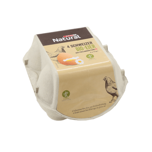 SPAR Natural Bio Ei 53 G+  4-er