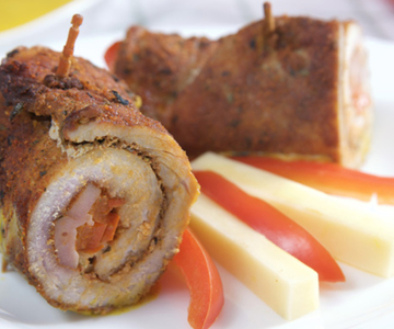 Kalbfleischröllchen mit Parmaschinken und Gorgonzola