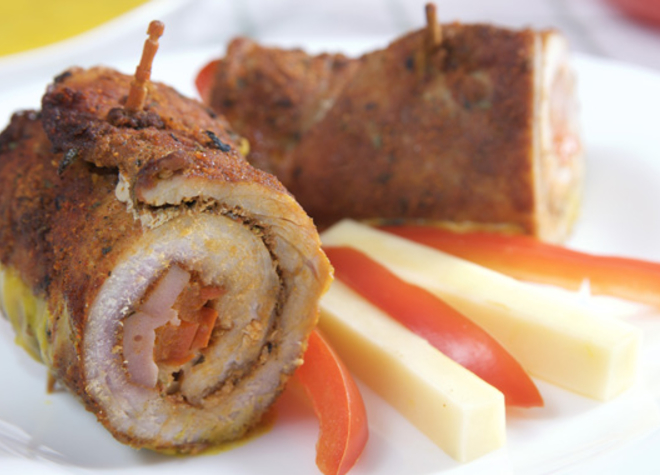 Kalbfleischröllchen mit Parmaschinken und Gorgonzola
