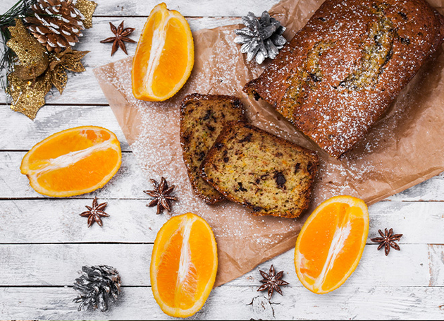 Orangencake mit Schokowürfel