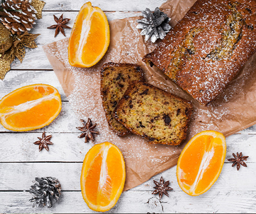 Orangencake mit Schokowürfel