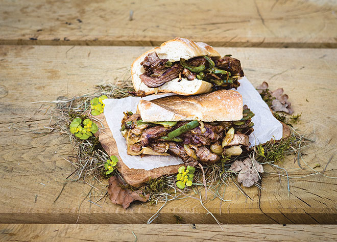 Philly-Cheese-Steak-Sandwich