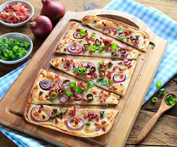 Elsässer Flammkuchen