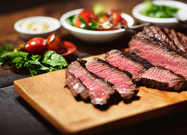 Rindsflanksteak bei Bärenhunger